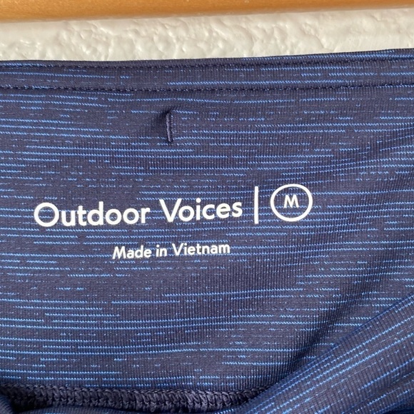 Outdoor Voices Move Free Crop Space Dye Leggings M - Picture 4 of 6